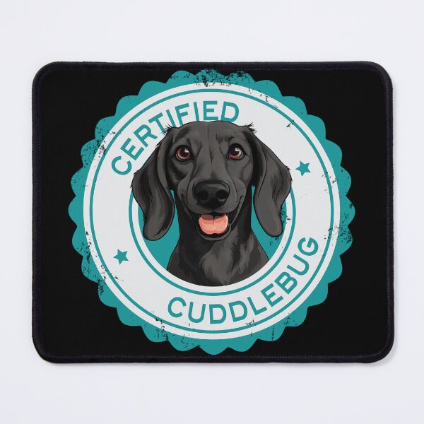 Item preview, Dachshund - Black - 'Certified Cuddlebug' designed and sold by wotsthis.