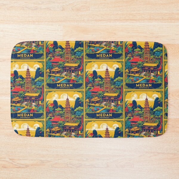 Item preview, Medan Indonesia Vintage Travel Tourism designed and sold by TravelersGems.
