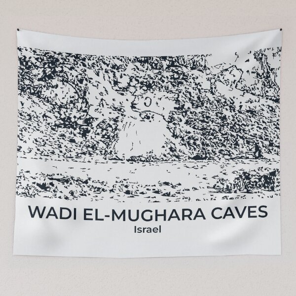 Item preview, Wadi el-Mughara Caves - Israel designed and sold by Lakeric.
