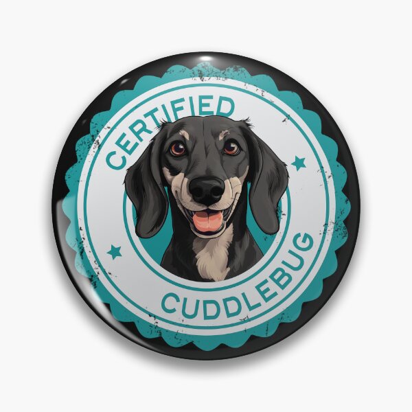 Item preview, Dachshund -  Black Cream - 'Certified Cuddlebug' designed and sold by wotsthis.