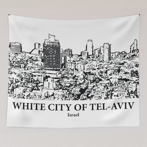 Item preview, White City of Tel-Aviv - Israel designed and sold by Lakeric Cityscapes.