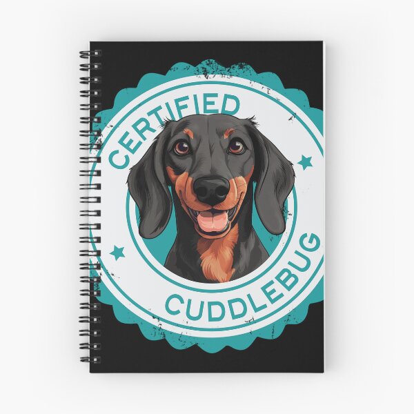 Item preview, Dachshund -  Black and Red - 'Certified Cuddlebug' designed and sold by wotsthis.