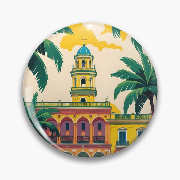 Item preview, San Antonio de los Baños Cuba Vintage Travel Tourism designed and sold by TravelersGems.