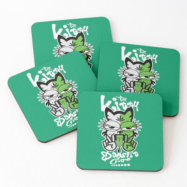 Item preview, Kitty Doesn't Care designed and sold by moon70star-m70s.
