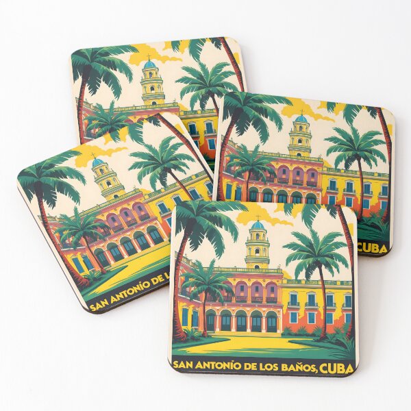 Item preview, San Antonio de los Baños Cuba Vintage Travel Tourism designed and sold by TravelersGems.