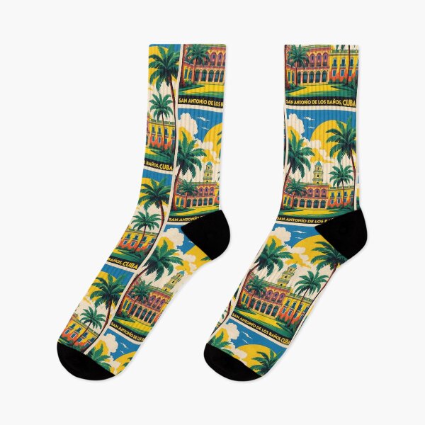 Item preview, San Antonio de los Baños Cuba Vintage Travel Tourism designed and sold by TravelersGems.