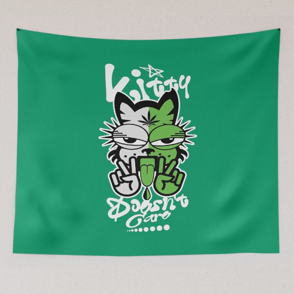 Item preview, Kitty Doesn't Care designed and sold by moon70star-m70s.