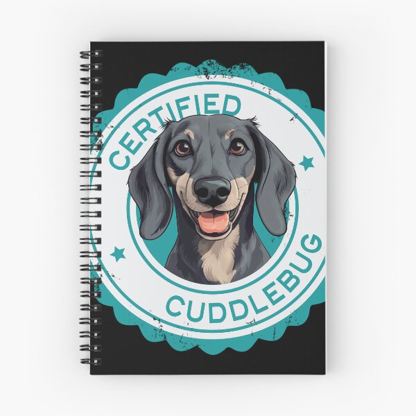 Item preview, Copy of Dachshund -  Blue and Cream - 'Certified Cudddlebug' designed and sold by wotsthis.