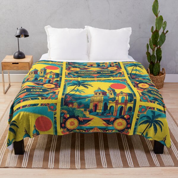 Item preview, Colombia Cuba Vintage Travel Tourism designed and sold by TravelersGems.