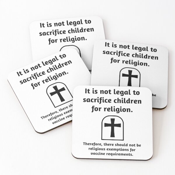 Item preview, It is wrong to sacrifice children for religion.  designed and sold by Rachel the Artist .