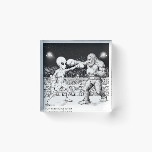 Item preview, Alien v. Sasquatch - DLP designed and sold by The Damien Lee Podcast.