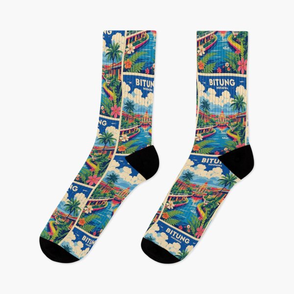 Item preview, Bitung Indonesia Vintage Travel Tourism designed and sold by TravelersGems.