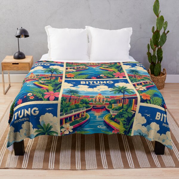 Item preview, Bitung Indonesia Vintage Travel Tourism designed and sold by TravelersGems.