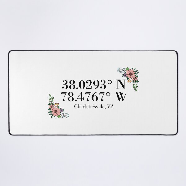 Item preview, Charlottesville, VA Coordinates designed and sold by mynameisliana.