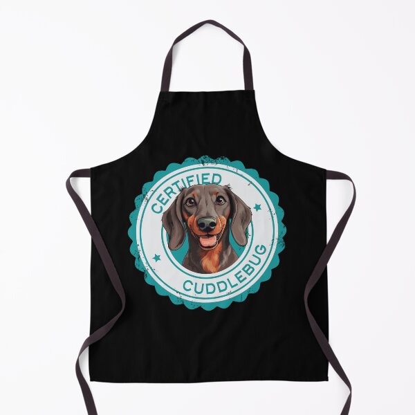 Item preview, Dachshund -  Chocolate and Tan - 'Certified Cuddlebug' designed and sold by wotsthis.