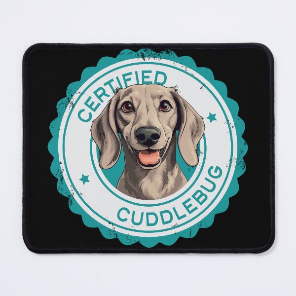 Item preview, Dachshund -  Cream - 'Certified Cuddlebug' designed and sold by wotsthis.