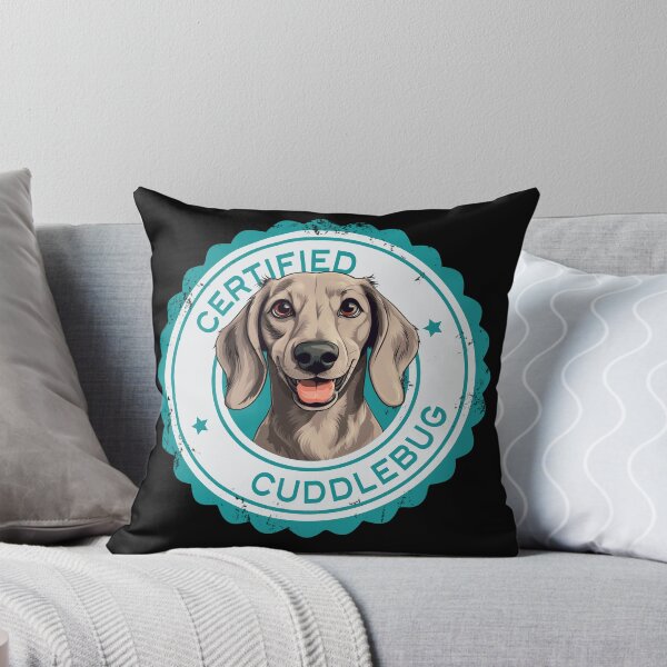 Item preview, Dachshund -  Cream - 'Certified Cuddlebug' designed and sold by wotsthis.