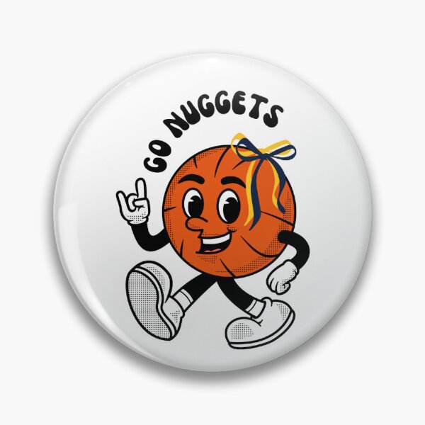 Item preview, Go Denver Nuggets Girly Basketball designed and sold by sarah-332.