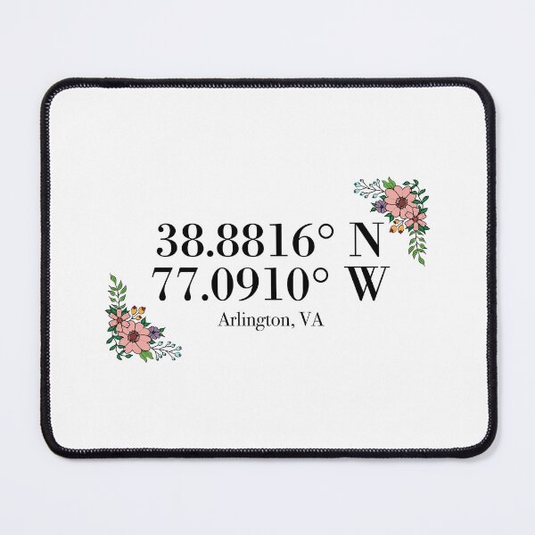 Item preview, Arlington, VA Coordinates designed and sold by mynameisliana.