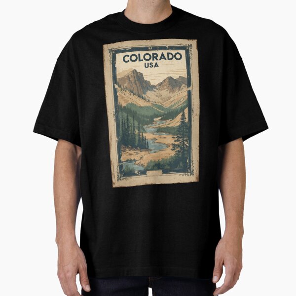 Item preview, Colorado Vintage Travel Retro Postcard Design designed and sold by TravelPostcardGems.