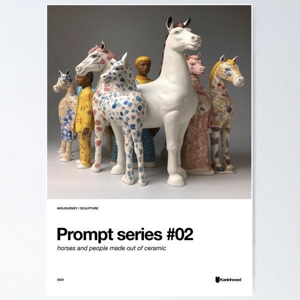 Item preview, AI-Crafted Ceramic Creatures designed and sold by Kanin-Hoved.