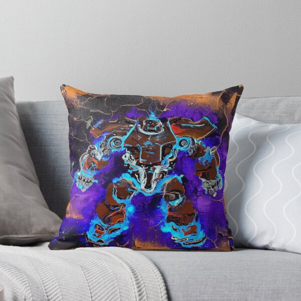 Item preview, Mech Robot Acrylic Pour Painting 066 designed and sold by Paws Of Aries.