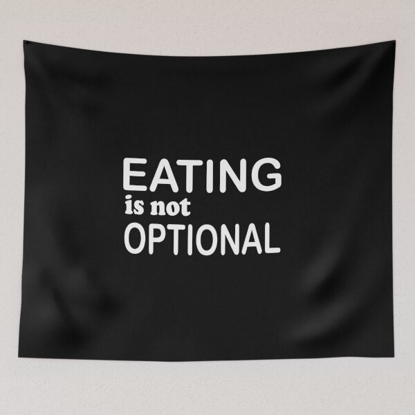 Item preview, Eating is not Optional t-shirt designed and sold by Ami Ne.