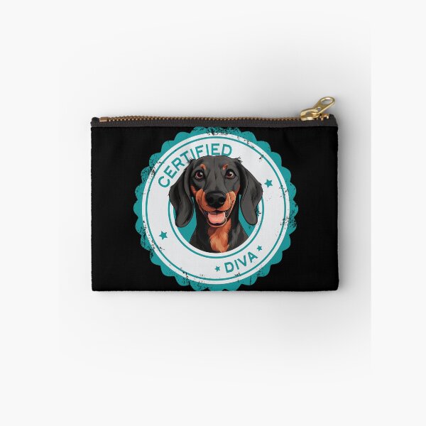 Item preview, Dachshund -  Black and Red - 'Certified Diva' designed and sold by wotsthis.
