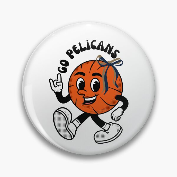 Item preview, Go New Orleans Pelicans Girly Basketball designed and sold by sarah-332.