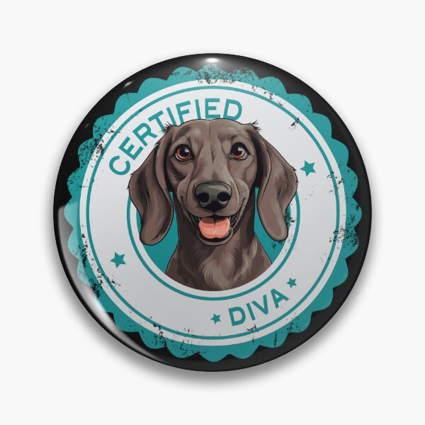 Item preview, Dachshund -  Chocolate - 'Certified Diva' designed and sold by wotsthis.