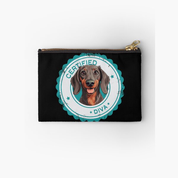 Item preview, Dachshund -  Chocolate and Tan - 'Certified Diva' designed and sold by wotsthis.