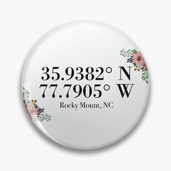 Item preview, Rocky Mount, NC Coordinates designed and sold by mynameisliana.