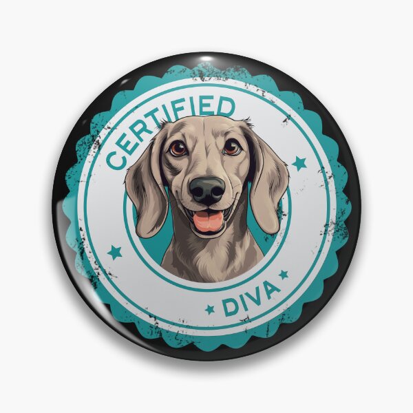 Item preview, Dachshund -  Cream - 'Certified Diva' designed and sold by wotsthis.