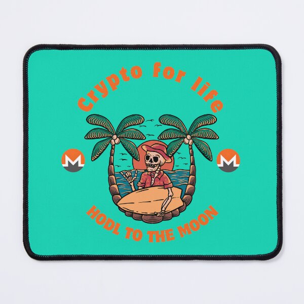 Item preview, Crypto for Life Beach Skellington, Ready to HODL to the Moon! designed and sold by Design-by-James.