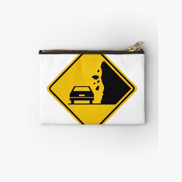 Item preview, Sign road beware rocks caution  designed and sold by perfidoincanto.