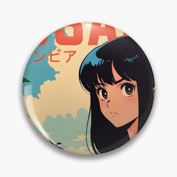 Item preview, Lusaka Zambia Cute Retro Anime Girl 80s Vintage Travel designed and sold by Retro-Anime9.