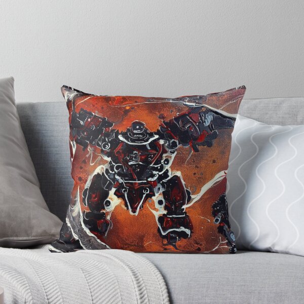 Artikelvorschau, Mech Roboter Acrylgemälde 067 entworfen und verkauft von Paws Of Aries.