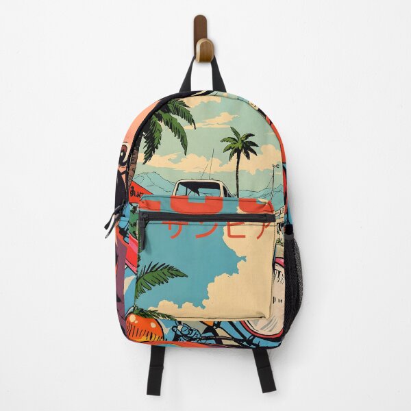 Item preview, Lusaka Zambia Cute Retro Anime Girl 80s Vintage Travel designed and sold by Retro-Anime9.