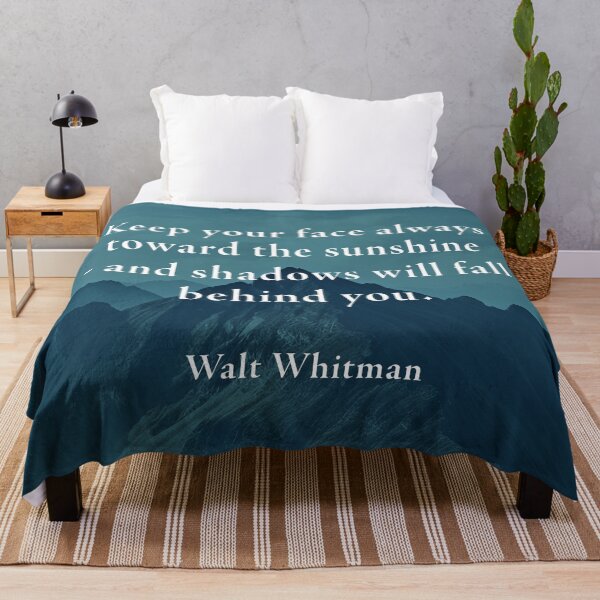Item preview, Keep your face always toward the sunshine - and shadows will fall behind you. Walt Whitman designed and sold by corbrand.