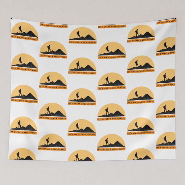 Item preview, Hiking new journey  designed and sold by SWAR89.