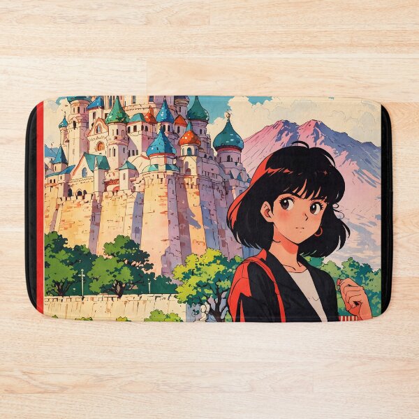 Item preview, Makhachkala Russia Retro Anime Girl 80s Vintage Travel designed and sold by Retro-Anime9.