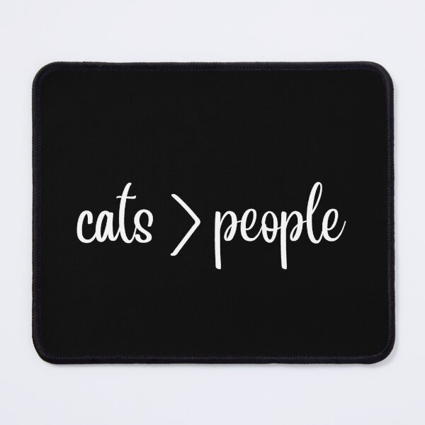 Item preview, Cats more than People - Long White designed and sold by ladybugs-lattes.
