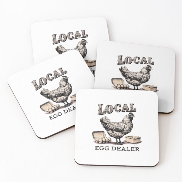 Item preview, Funny Chicken Shirt – Farm Life, Local Egg Dealer, & Support Your Farmers Tee designed and sold by Colorful-Garden.