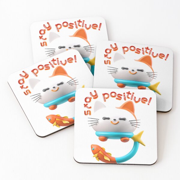Item preview, Mermaid Cat - Stay Positive designed and sold by a-akari.