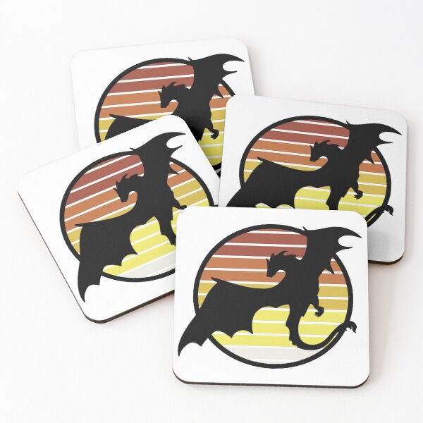 Item preview, Retro Dragon Badge designed and sold by RobertSwain3.
