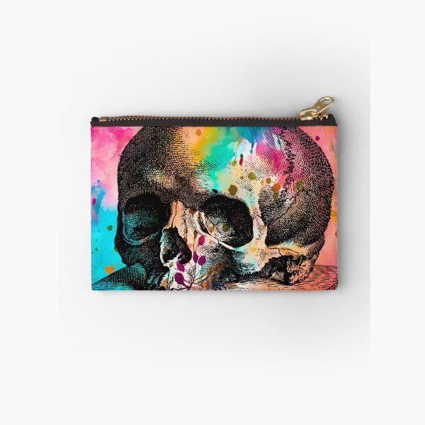 Item preview, Skull Sketch With Colourful Background designed and sold by MAGGDDigital.