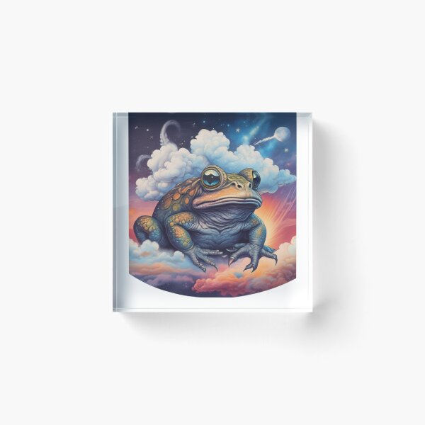 Item preview, Cosmic Toad Dreaming Among the Stars designed and sold by LOLThreads.