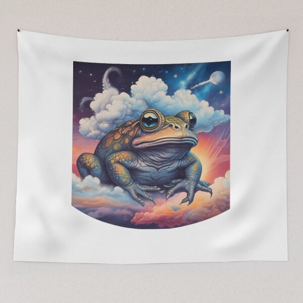 Item preview, Cosmic Toad Dreaming Among the Stars designed and sold by LOLThreads.