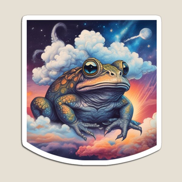 Item preview, Cosmic Toad Dreaming Among the Stars designed and sold by LOLThreads.