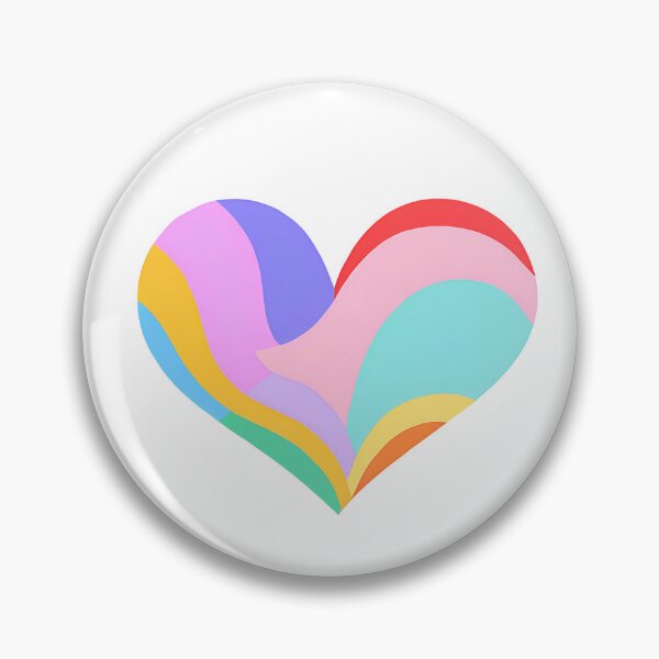 Item preview, Corazón pastel suave designed and sold by VacationShop.